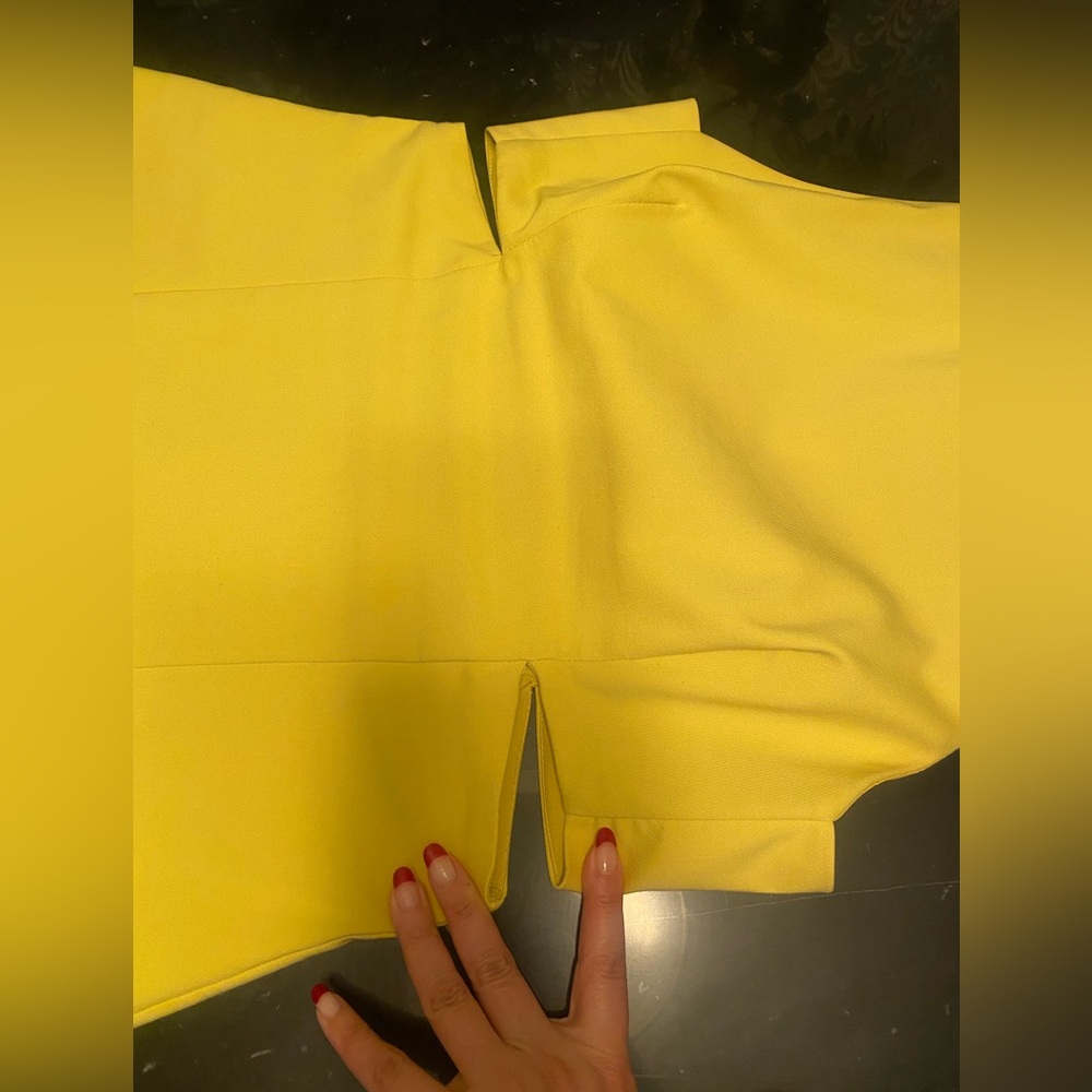Yellow ZARA cutout dress - Picture 10 of 14